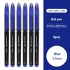 3/6pcs Japan Uniball Gel Pen AIR Straight Liquid Signature Pen UBA-188 Black Technology 0.5/0.7mm Free Writing School Supplies