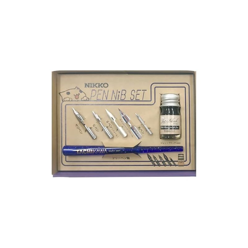 Tachikawa Pin Manufacturing Co., Ltd. Tachikawa Nikko Manga Pen Nib Set N-CPS