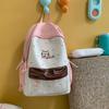 Schultasche weiblich koreanische Version kontrastierende Farbe klein frisch High School College-Student Rucksack Campus Ins Fengsen einfacher Rucksack weiblich