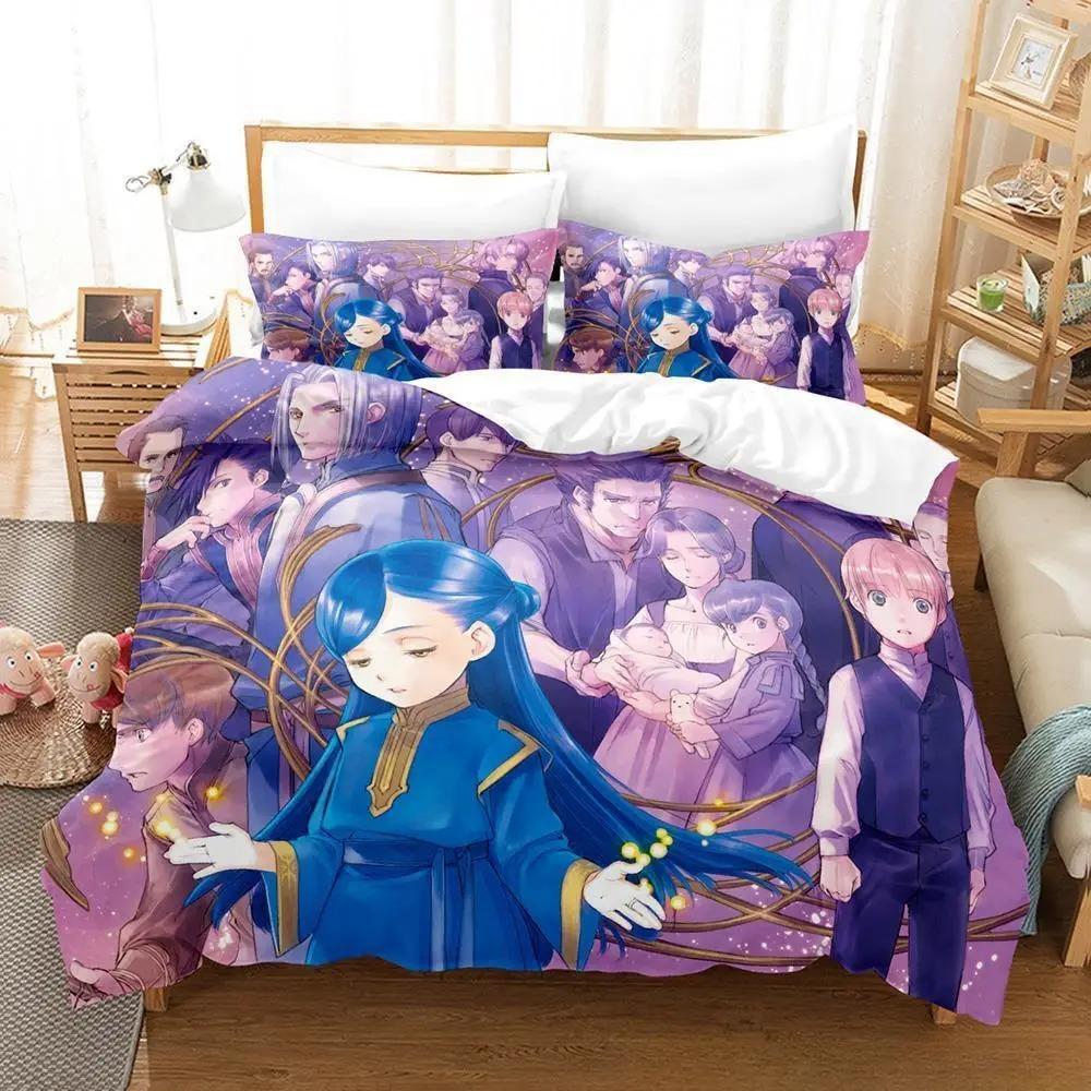 

3D Печать Восхождение Книжного Червя Постельное Белье Мультяшный Аниме Комплект из трех предметов Взрослый Детский Спальня Комплекты пододеяльников Домашний текстиль EU single(135x200cm)