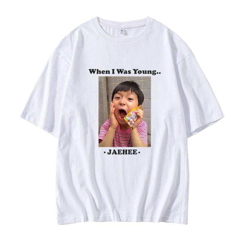 NCTWISH Concert When I Was Young with The Same Loose Summer Fashion Women T-shirt Short-sleeved Round Neck Clothes