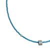 standingfish wander wheel necklace(blue)