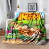 Classic Cartoon Blanket Flannel Soft Plush Cover Blanket Children Bedroom Sofa Bed Travel Picnic Warm Blanket Children Gift