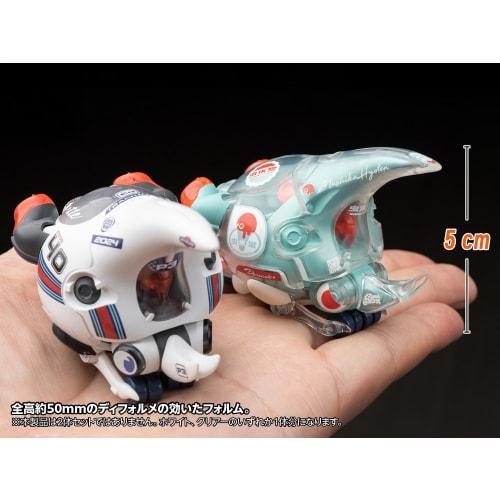 Wave Seiji Kaku Ookabutomaru Dynastes Clear Non-Scale Pre-Colored Plastic Model Kit KM-100 (Approx. 5cm Tall)