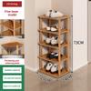 2-9Layer Small Household Shoe Storage Bamboo Simple Shoe Rack Shoe Rack Household Doorstep Storage Rack Tool Corner Organizer