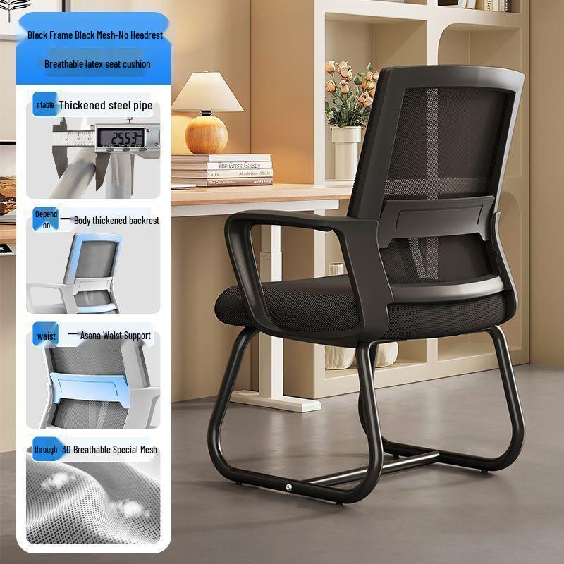 Ergonomic Office Chair with Lumbar Support - Comfortable for Long Sitting Sessions