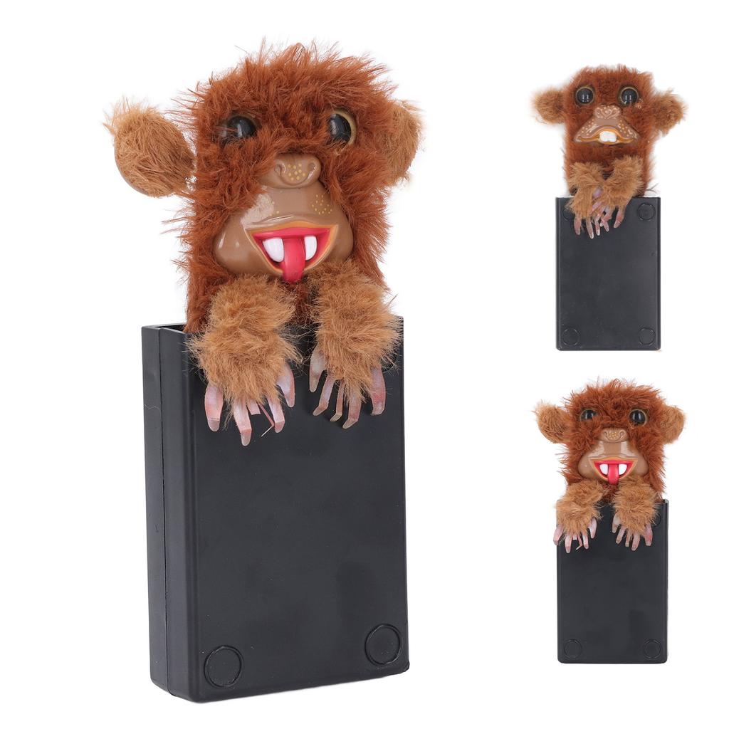 Surprise Prank Monkey Toy Realistic Funny Strengthen Relationships Pop Up Prankster Monkey Plush Dol