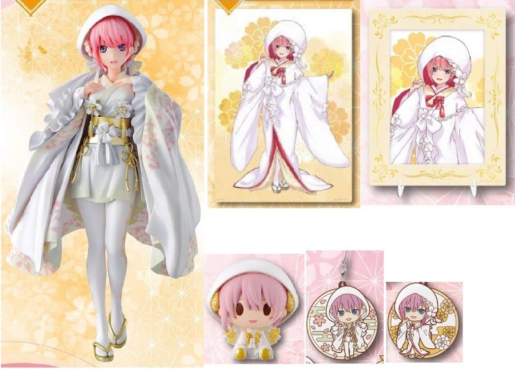 Ichiban Kuji Movie The Quintessential Quintuplets The Happiness Knot A Prize F Prize K Prize L Prize M Ichika Nakano All 6 Types Figure Rubber Frame