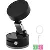 Xiaokeis Foldable Portable Vacuum Magnetic Suction Car Phone Holder, Hands-Free Adjustable Suction Cup Magnetic Phone Mount for Car/Travel/Desktop,
