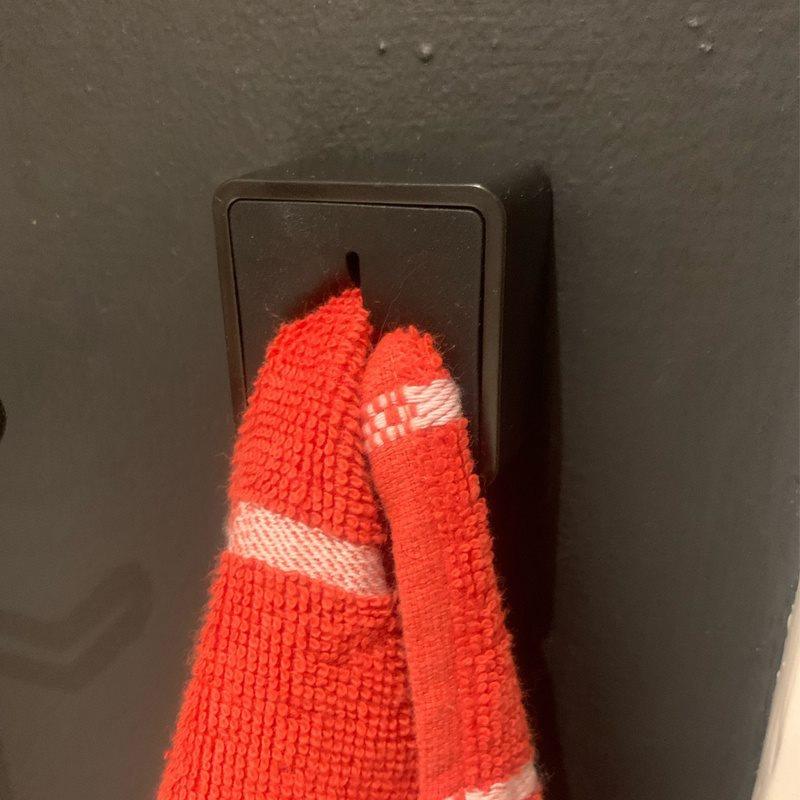 Self-adhesive Towel Holder Clip Kitchen Rag Dishcloth Storage Rack