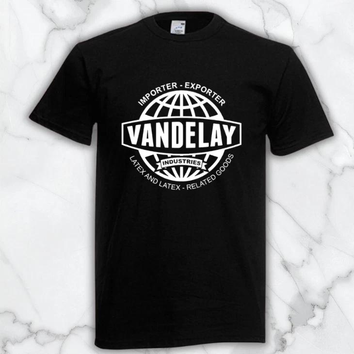 Vandelay Industries Seinfeld TV Show Men s Black Graphic T Shirt Freeships XXXXL