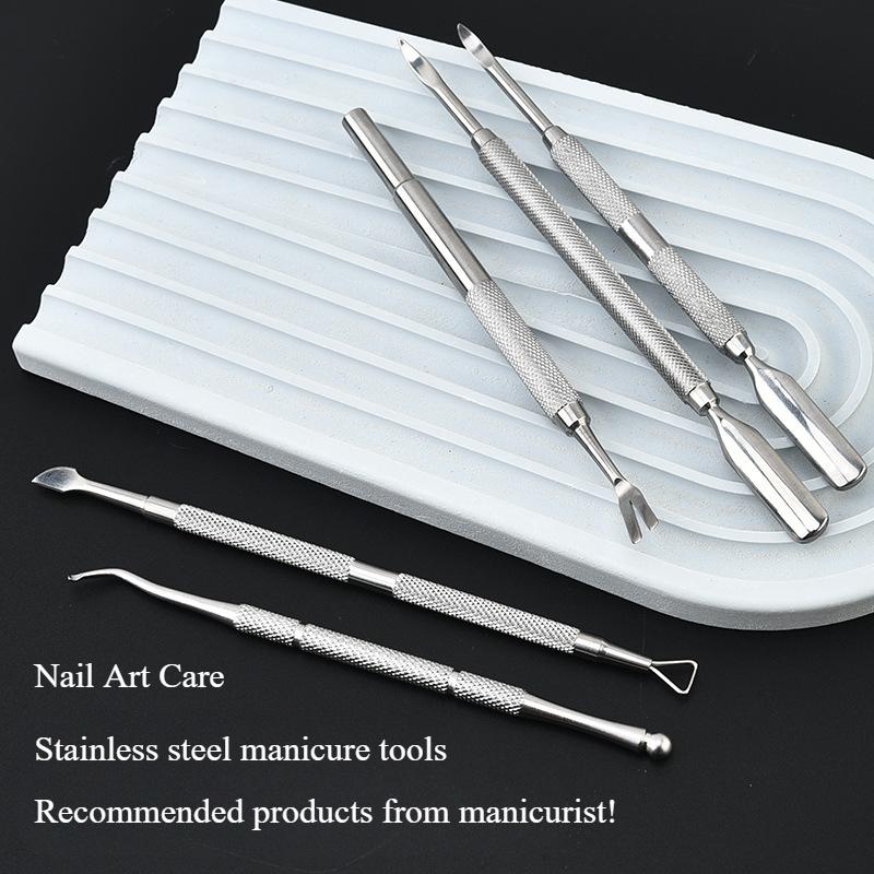 Stainless Steel Nail Art Tools Are Easy To Clean and Durable Ceramic Clay Sculpture Knife for Nail Care and Beautification