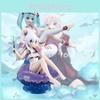 Summer Fun Witch's Journey Pvc Figure Swim Ring 13cm Mikus Swimwear Decor Collectible
