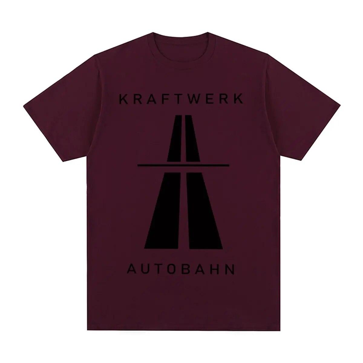 

Винтажная футболка Kraftwerk Autobahn Music Electronic Synth Neu! Хлопковая футболка унисекс Krautrock, новая футболка, женские топы L