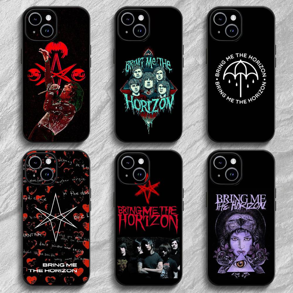 B-Bring Me the H-Horizon Phone Case For iPhone 17 16 15 14 13 12 PRO MAX PLUS Mini TPU Soft to Skin-friendly case