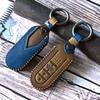 [SANRILY] Daihatsu Smart Key Case, Leather, Key Cover, Scratch-Resistant, Anti-Falling, Protection, Stylish, High-quality, Keychain,