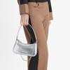 New CHARLES&KEITH Synthetic Leather Shoulder Bag Crossbody Bag Handbag Small Size Women's Noir Black/Silver/Gold CK2-80151362-A