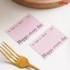 50 Pcs/pack Creative Heart Shape Packaging Hang Labels Heart Color Printing DIY Happy Every Day Tags Thanks Card Gift Decor