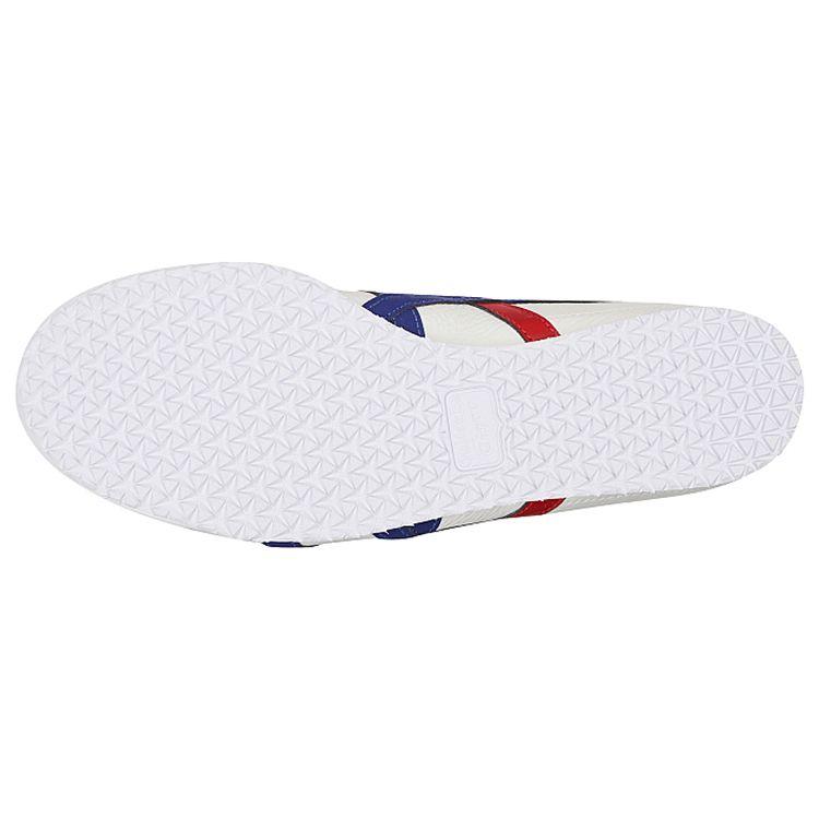 Asics Tênis Unisexo Mexico 66 Branco Azul Escuro Dourado D507L-0152