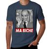 Louis de Funes Ma Biche Design Maglietta Casual Morbida Cotone Manica Corta