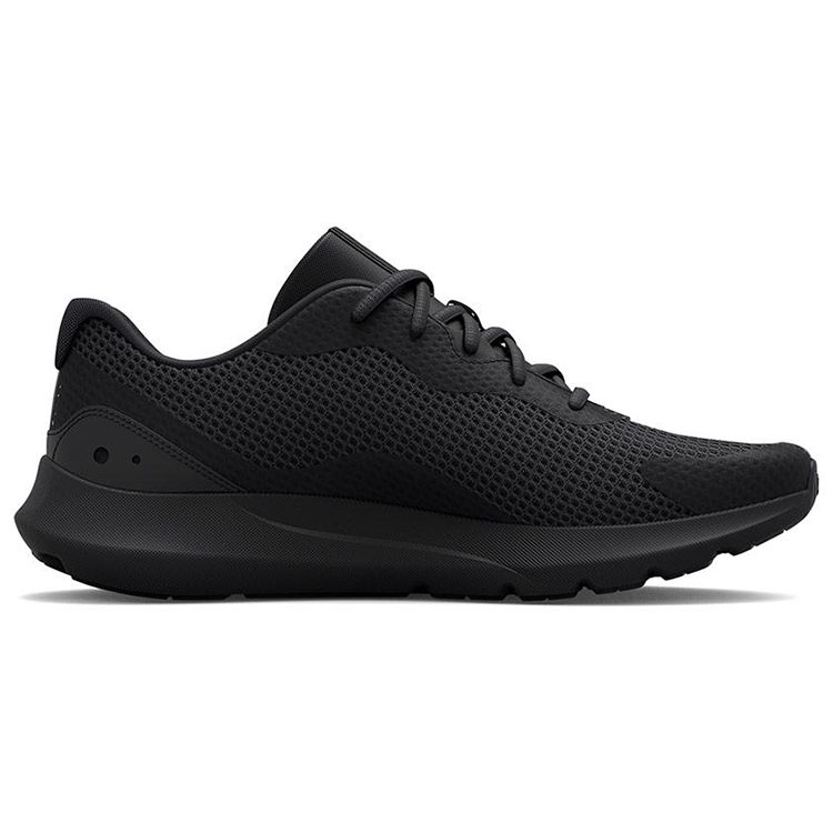 Under Armour Surge 3 Men Running Shoes Triple Black 3024883-002