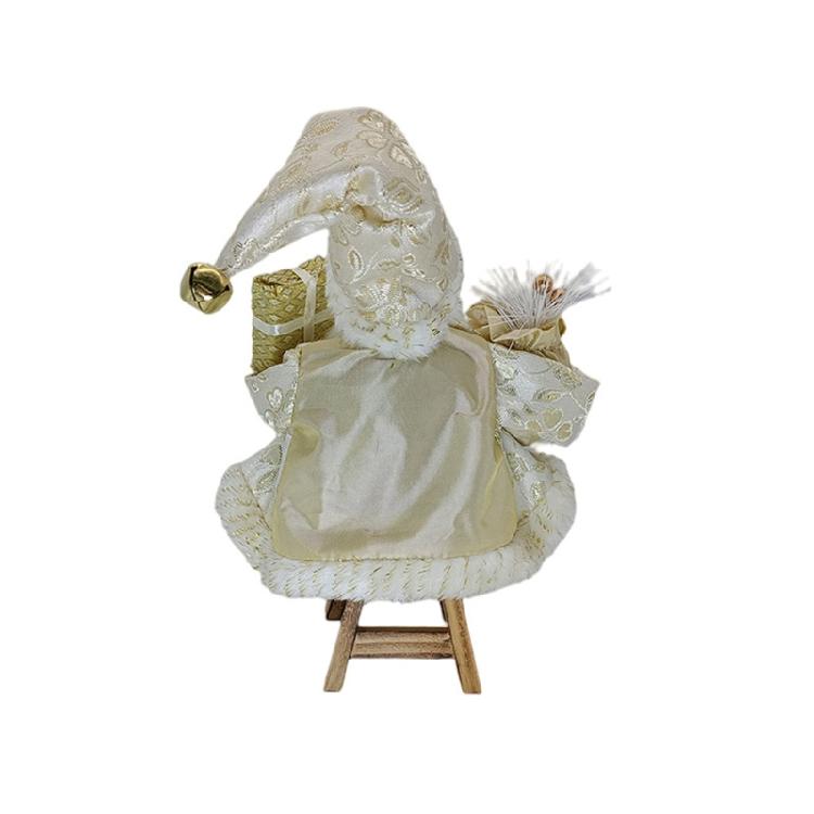 Boneca de Natal Figura do Papai Noel Decoração de Natal Estátua de Figura do Papai Noel para Festa de Ano Novo Exibição em Janela Mesa Casa