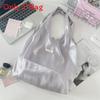 Street Style Tote Bag With Polyester Fabric Large Capacity For Daily Use