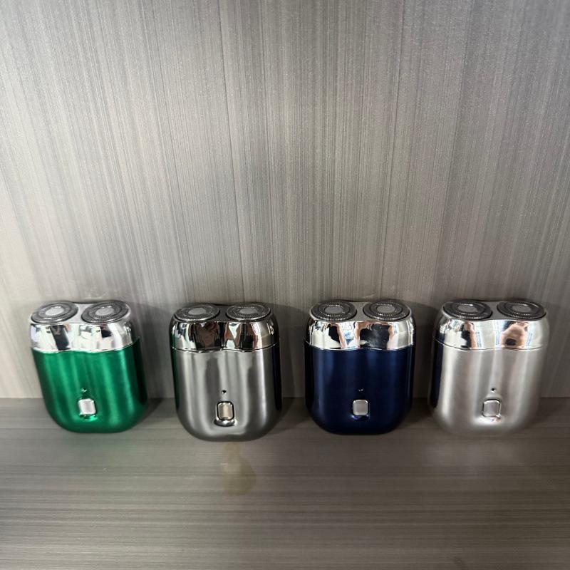 MINI Magnetic Double Blade USB Travel Electric Shaver