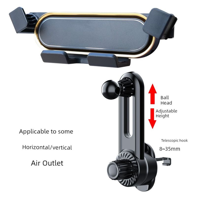 Folding Screen Mobile Phone Car Mount for Car Air Conditioning Vent, Dedicated for Pura X7 X6 X5, Gravity Support Stand