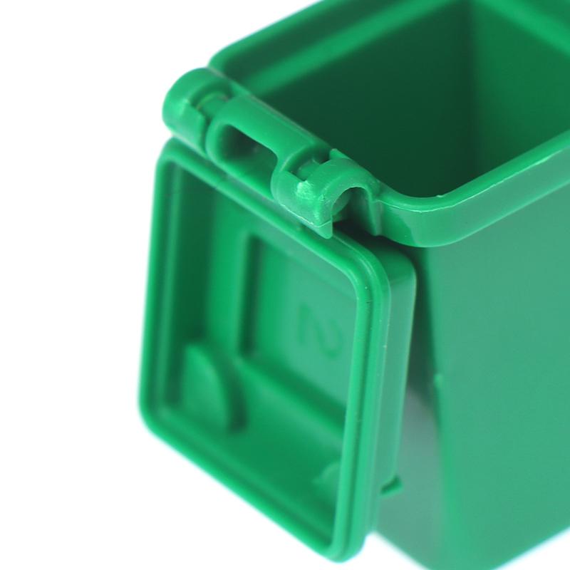 5 stk/sett 1:12 Dukkehus Miniatyr Søppelbøtte Modell Tilbehør Møbler Leker