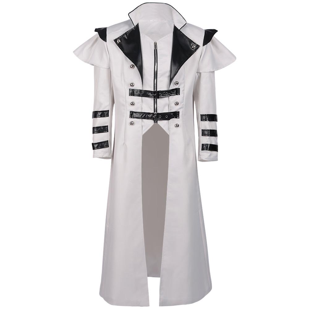 Halloween Medieval Revival Banquet Dress with Zipper & Slit