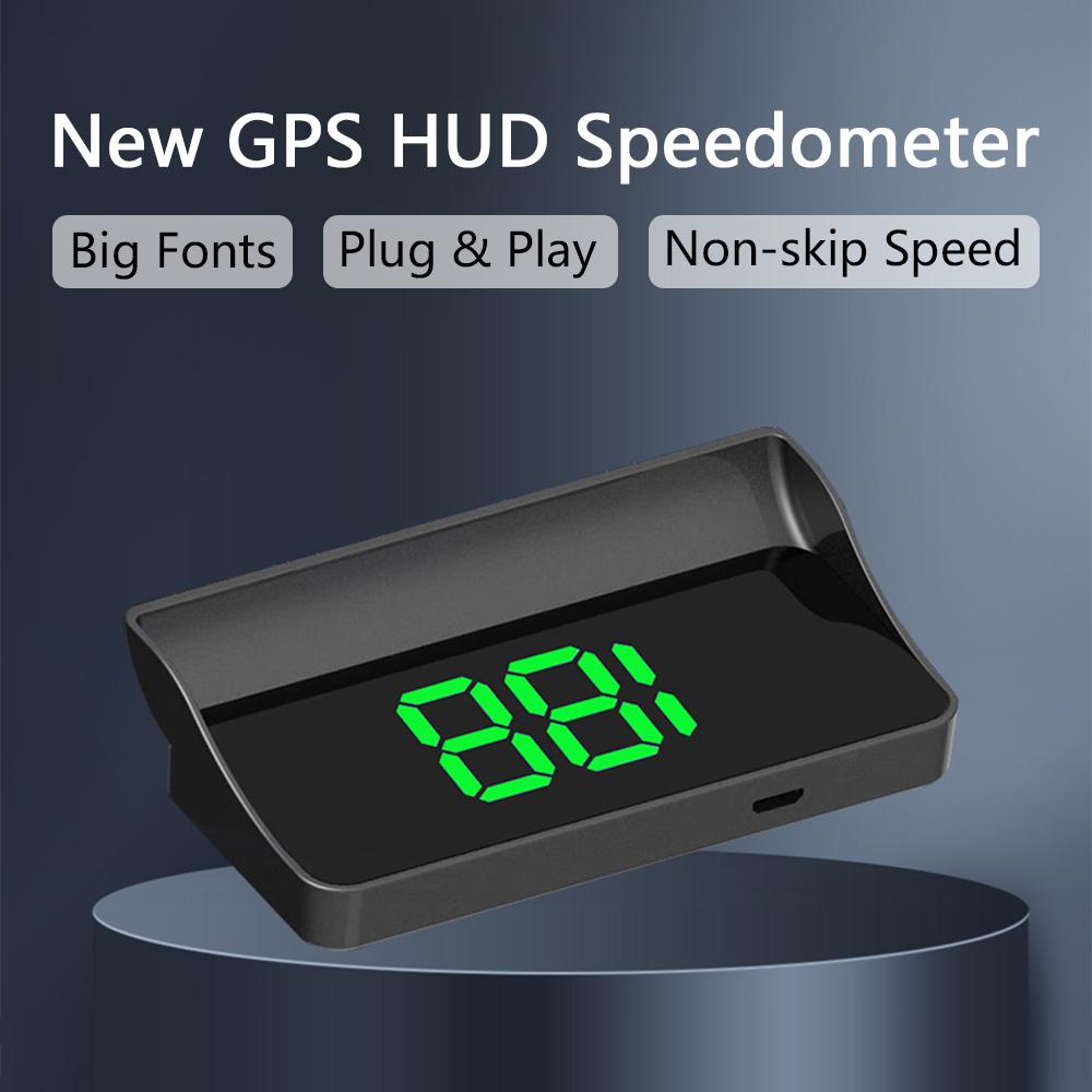 W1 HUD Windshield Projector Car Head Up Display GPS Speedometer Electronics Accessories For All Cars 0 Power Consumption