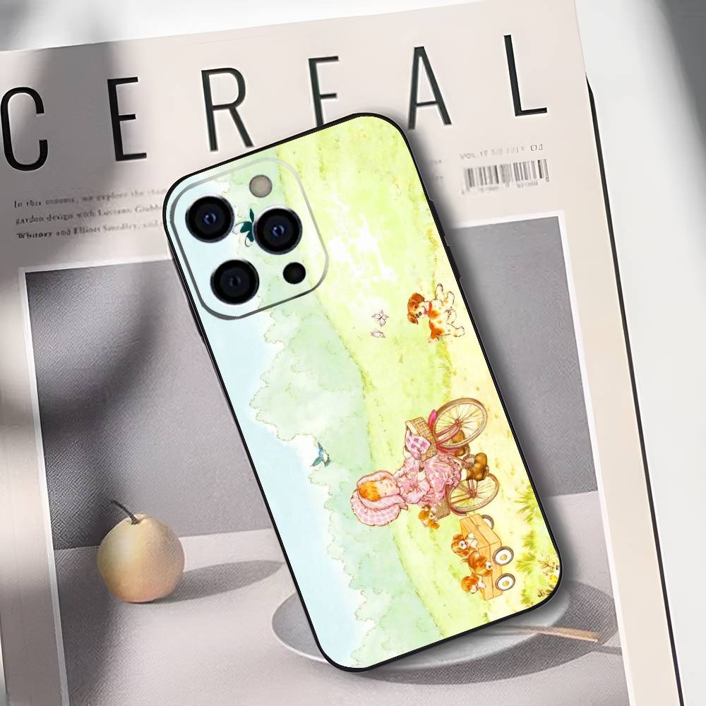 S-Sarah K-Kay Girl Phone Case For iPhone 17,16,15,14,13,12,11 Plus,Pro Max,XS,Soft Silicone Black Cover