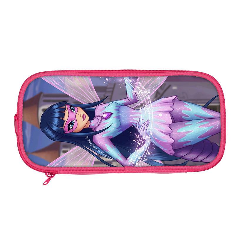 Winx Club Pencil Case Double Layer Storage Organizer For Students And Kids
