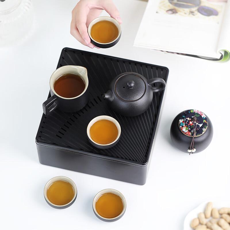 Chaxun Portable Ceramic Gongfu Travel Tea Set