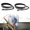 PU Leather Saxophone Strap Replacement Adjustable Neck Strap Saxophone Harnesses Sax Neck Strap Slings for Beginners