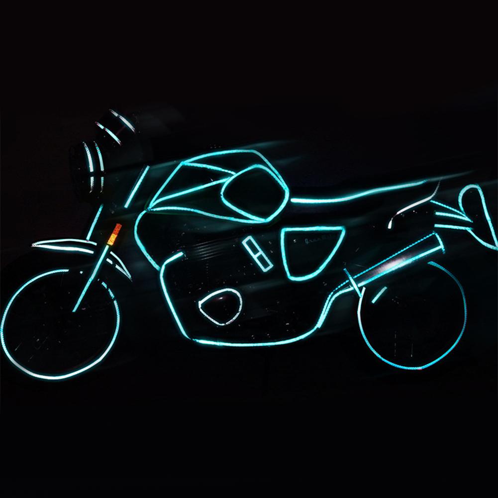 8M In Length Bicycle Reflective Sticker Tape Noctilucent Waterproof Fluorescent Bike Decoration