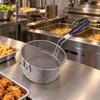 Easy-Draining Round Stainless Steel Frying Basket Food-Grade Kitchen Accessory