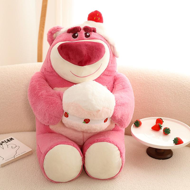 

95 см супер большой размер Disney Cake Lotso мягкая кукла-животное плюшевые кавайные игрушки для украшения комнаты детский подарок на день рождения на Рождество 95CM