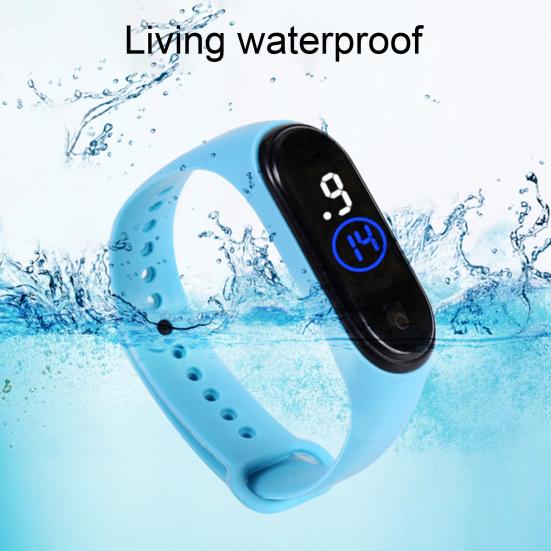 Electronic Watch Luminous 50m Waterproof LED Touch Screen Sports Wrist Watch Bracelet