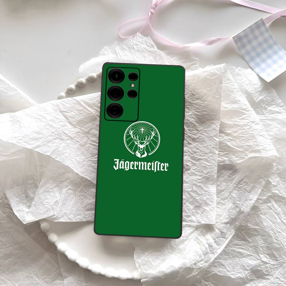 Custodia per Telefono con Logo J-Jagermeister per Samsung S 24 Fe 25 Ultra Plus 20 Lite 21 30 22 23 24 22 Ultra 5G Fundas
