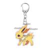 PKM Umbreon Jolteon Glaceon Vaporeon Eevee Anime Cartoon Accessory Acrylic Keychain Backpack Decoration Charm Pendant Gifts Toys