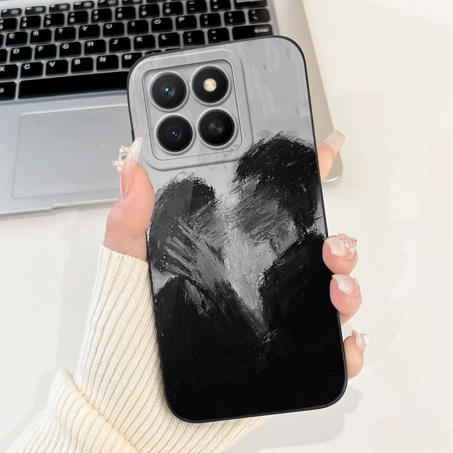 For Honor X8c ABR-LX1 ABR-LX2 ABR-LX3 Case Fashion Girl Butterfly Soft Silicone Couple Cover For Honor X8C X 8C 2025 Phone Shell