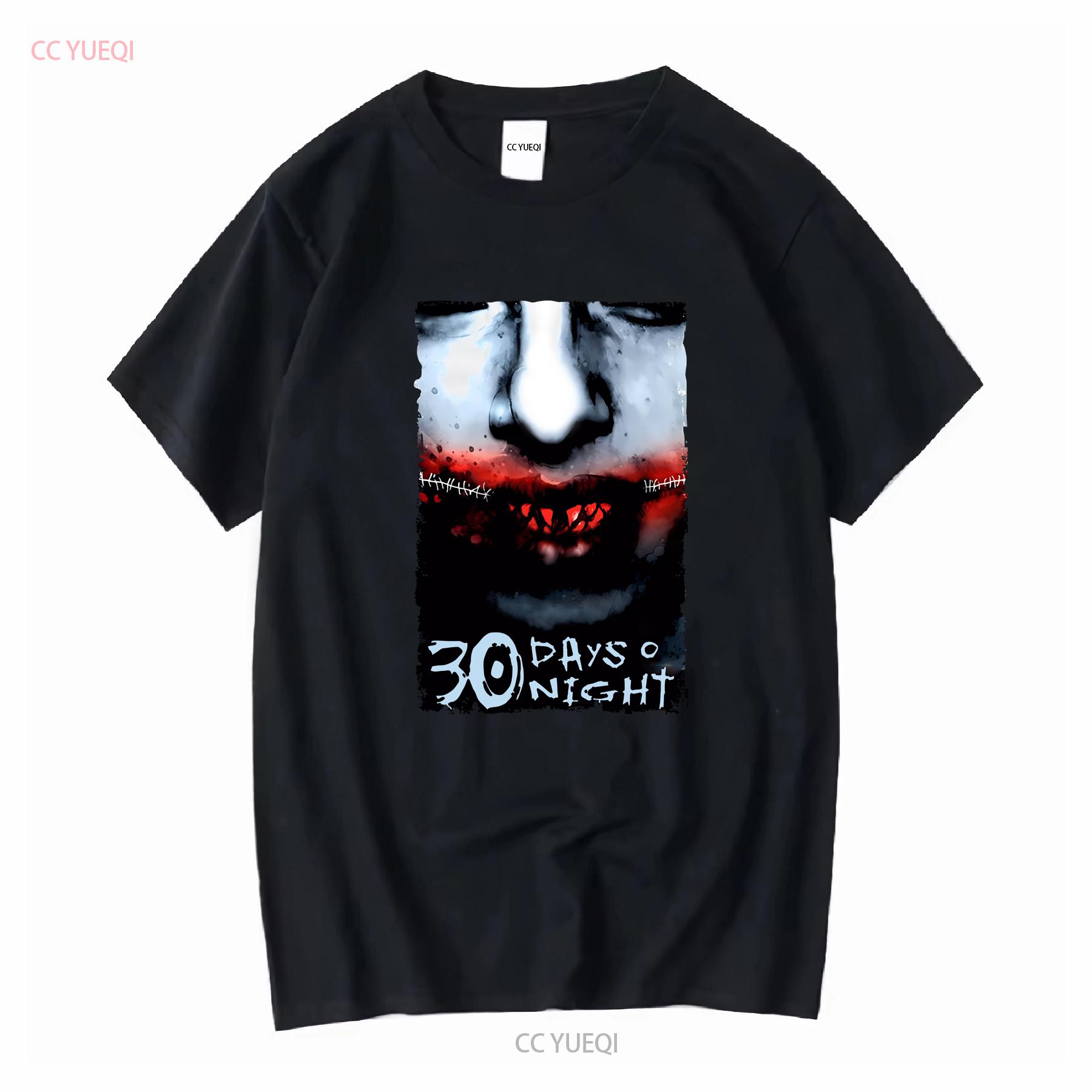 

30 Days of Night V2 Horror Poster T SHIRT Black All sizes S 5XL Cotton long or short sleeves vintage Washed 4XL