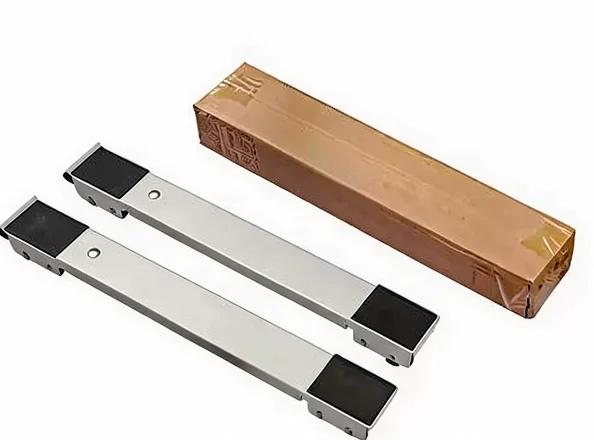 Confezione da 2 Basi Mobili Robuste Regolabili con 24 Ruote per Lavatrice Frigorifero
