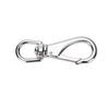 304 Stainless Steel Swivel Hook for Dog Leash - Rotating Lifting Keychain Buckle