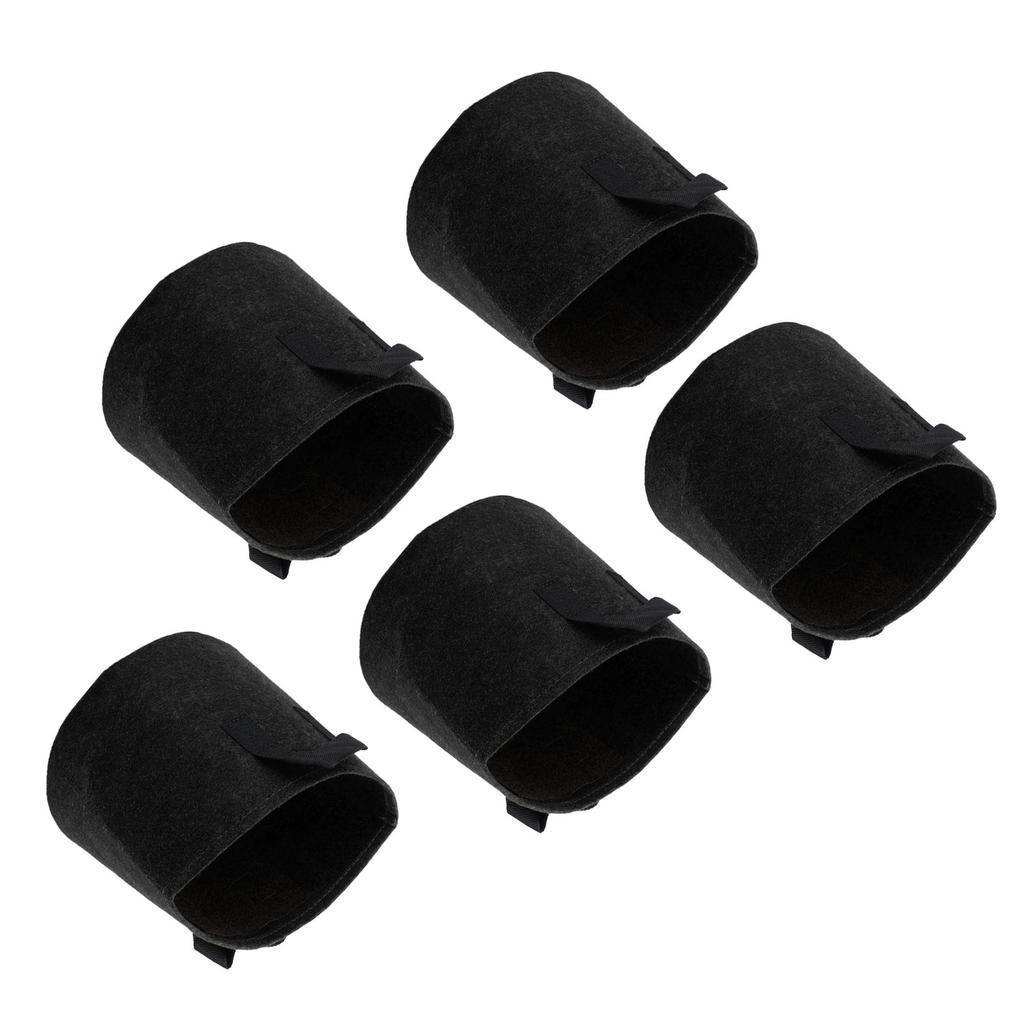 5PCS 3 Gallon Grow Bags Non Woven Fabric Gardening Pots Vegetable Potato Tomato Flower Growing