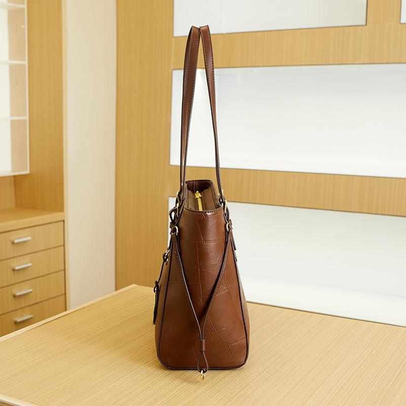 Damen Ein-Schulter-Tasche  Neue Modische und Vielseitige Tragetasche mit Großer Kapazität  Französische Schlichte Handtasche