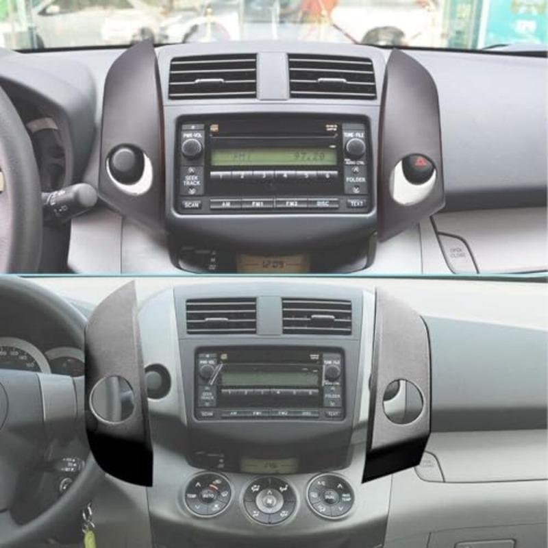 1 Paar Auto Mittelinstrumentenbrett Verkleidung 55412-42060 55413-42070 Für Toyota RAV4 2006 2006-2012 Armaturenbrett Rahmen