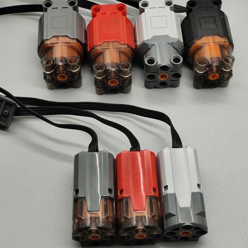 High-Tech PF Teile Ultra-Hochgeschwindigkeits L-Motor 8884 8883 Servo Steine Spielzeug Power Bausteine Batteriebox Kompatibel mit LEGO